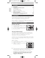 Предварительный просмотр 8 страницы Philips SBC RU 252 Instructions For Use Manual