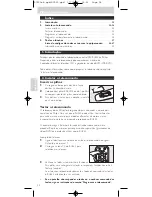 Предварительный просмотр 24 страницы Philips SBC RU 252 Instructions For Use Manual