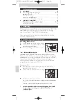 Предварительный просмотр 40 страницы Philips SBC RU 252 Instructions For Use Manual