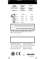 Preview for 60 page of Philips SBC RU 455 Instructions For Use Manual