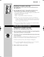 Предварительный просмотр 9 страницы Philips SBC SC477 DECT Instructions For Use Manual