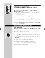 Предварительный просмотр 97 страницы Philips SBC SC477 DECT Instructions For Use Manual