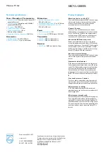 Preview for 2 page of Philips SBC VL1200 Specification Sheet