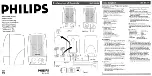 Предварительный просмотр 1 страницы Philips SBCBA100/00 Instructions For Use