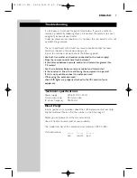 Preview for 7 page of Philips SBCLI800/05 Instructions For Use Manual