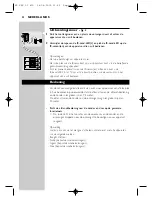 Preview for 22 page of Philips SBCLI800/05 Instructions For Use Manual