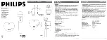 Preview for 1 page of Philips SBCMC600/05 Instructions For Use