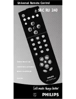 Philips SBCRU240 Instructions For Use Manual preview