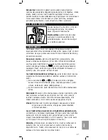 Preview for 47 page of Philips SBCRU422 Instructions For Use Manual