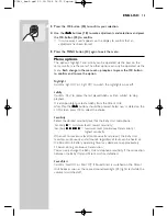 Preview for 13 page of Philips SBCSC486/85 Instructions For Use Manual