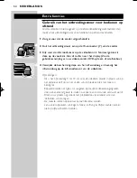 Preview for 54 page of Philips SBCVL1100 Instructions For Use Manual