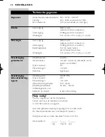 Preview for 58 page of Philips SBCVL1100 Instructions For Use Manual