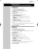 Preview for 105 page of Philips SBCVL1100 Instructions For Use Manual