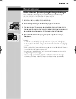 Preview for 109 page of Philips SBCVL1100 Instructions For Use Manual