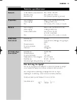 Preview for 113 page of Philips SBCVL1100 Instructions For Use Manual