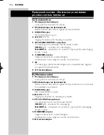 Preview for 116 page of Philips SBCVL1100 Instructions For Use Manual