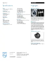 Preview for 2 page of Philips SBD6000 Manual