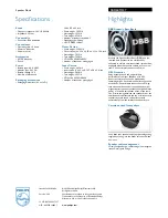 Preview for 2 page of Philips SBD6010 Manual