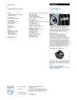 Preview for 2 page of Philips SBD6020 Manual