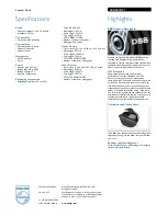 Preview for 2 page of Philips SBD6030 Manual