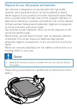 Предварительный просмотр 10 страницы Philips SBM110 User Manual