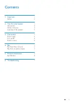 Preview for 3 page of Philips SBM110BLK User Manual