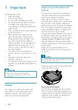 Preview for 4 page of Philips SBM110BLK User Manual