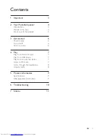 Preview for 2 page of Philips sbm130 User Manual