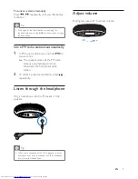 Preview for 8 page of Philips sbm130 User Manual