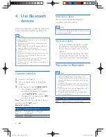 Preview for 8 page of Philips SBT 10 User Manual