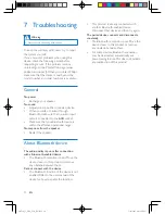 Preview for 12 page of Philips SBT 10 User Manual