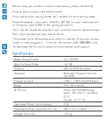 Preview for 10 page of Philips SBT300/12 User Manual