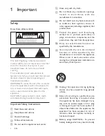 Предварительный просмотр 3 страницы Philips SBT300 User Manual