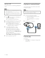 Предварительный просмотр 10 страницы Philips SBT310/37 User Manual