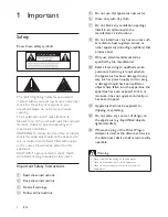 Предварительный просмотр 3 страницы Philips SBT75 User Manual