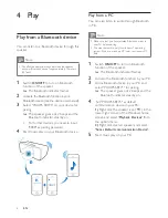 Предварительный просмотр 7 страницы Philips SBT75 User Manual