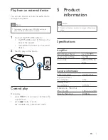 Предварительный просмотр 8 страницы Philips SBT75 User Manual