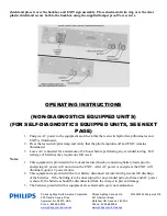 Preview for 6 page of Philips SC Series Installation And Operating Instructions Manual