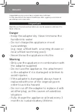 Preview for 4 page of Philips SC2800 User Manual