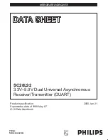 Philips SC28L92 Datasheet preview