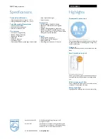 Preview for 2 page of Philips SCD488/05 Specification Sheet