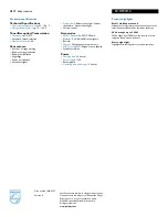 Preview for 2 page of Philips SCD590 Specifications