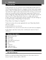 Preview for 6 page of Philips SCF 205 User Manual