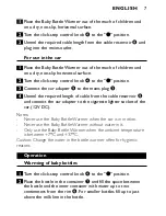 Preview for 7 page of Philips SCF 205 User Manual