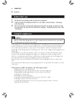 Preview for 10 page of Philips SCF875 User Manual
