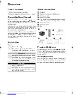 Preview for 3 page of Philips Screeneo HDP1550 User Manual