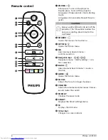 Preview for 8 page of Philips Screeneo HDP2510 User Manual