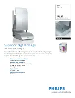 Предварительный просмотр 1 страницы Philips SDV2750/27 Specifications