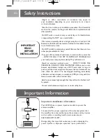 Предварительный просмотр 4 страницы Philips SDV2927 User Manual