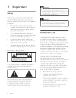 Предварительный просмотр 4 страницы Philips SDV5122T/27 User Manual